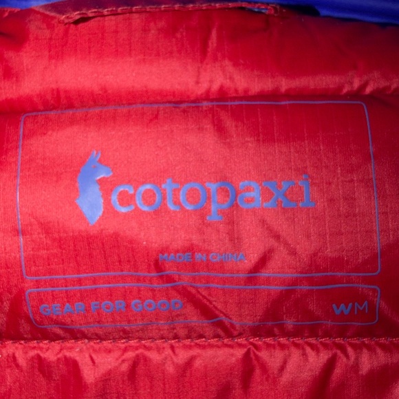 Cotopaxi Puffer Vest! Women’s Medium! Perfect condition! Blue/orange/Black/Red! - Picture 10 of 10